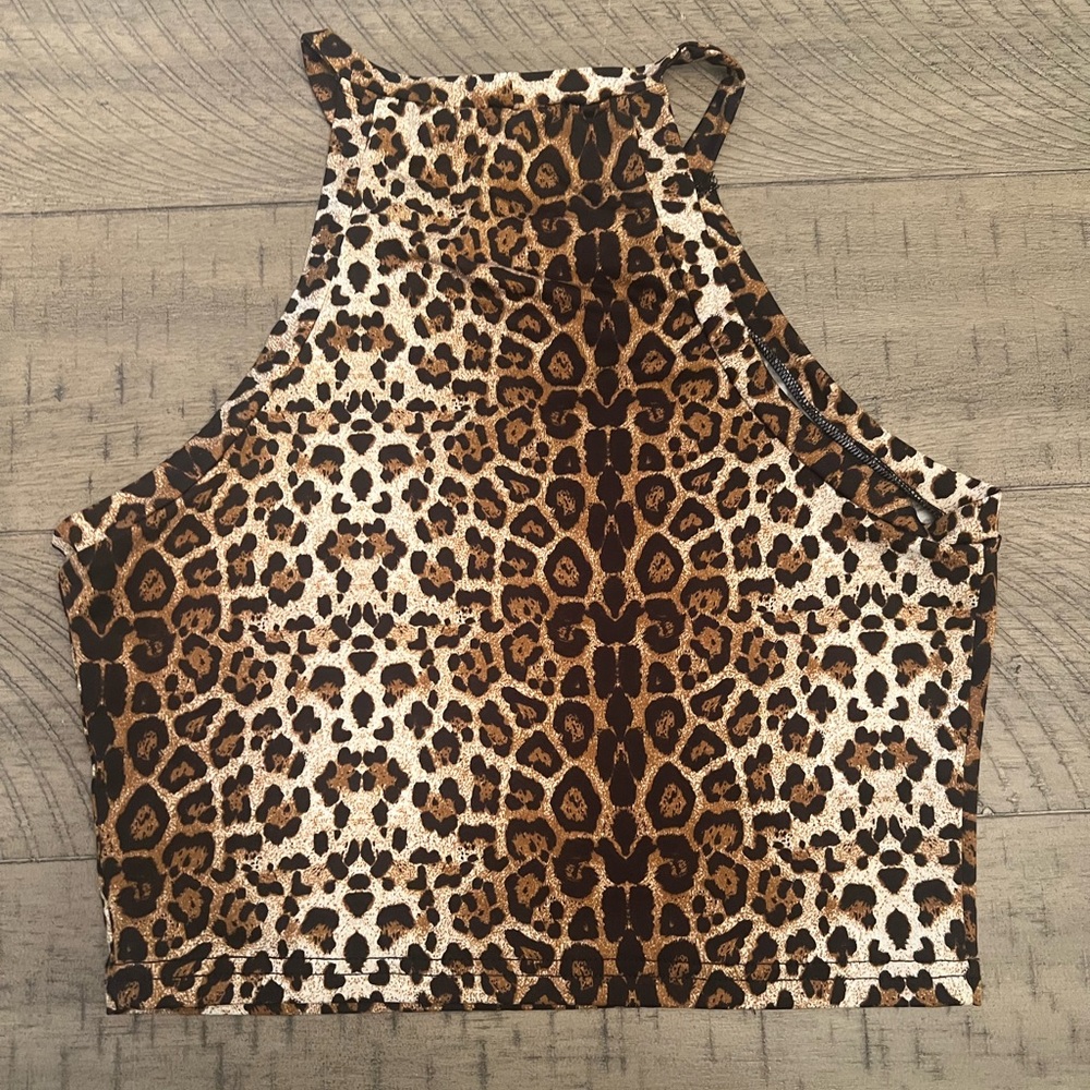 Cheetah tank top